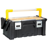 Boîte à Outils en Plastique avec Bacs Amovibles - 21 L
