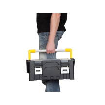 Boîte à Outils en Plastique avec Bacs Amovibles - 21 L