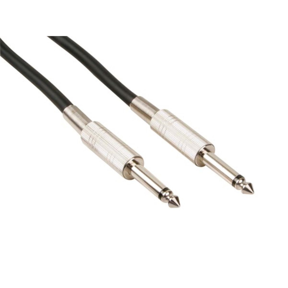 CÂBLE HAUT-PARLEUR - JACK 6.35 mm vers JACK 6.35 mm - MONO - 3 m - BLEU