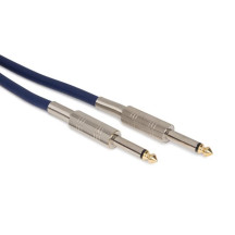 CÂBLE HAUT-PARLEUR - JACK 6.35 mm vers JACK 6.35 mm - MONO - 10 m - BLEU