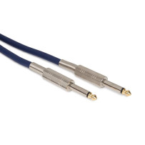 CÂBLE HAUT-PARLEUR - JACK 6.35 mm vers JACK 6.35 mm - MONO - 10 m - BLEU