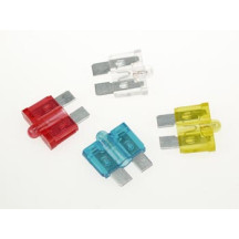 FUSIBLE AUTOMOBILE AVEC VOYANT LUMINEUX (15A - BLEU)