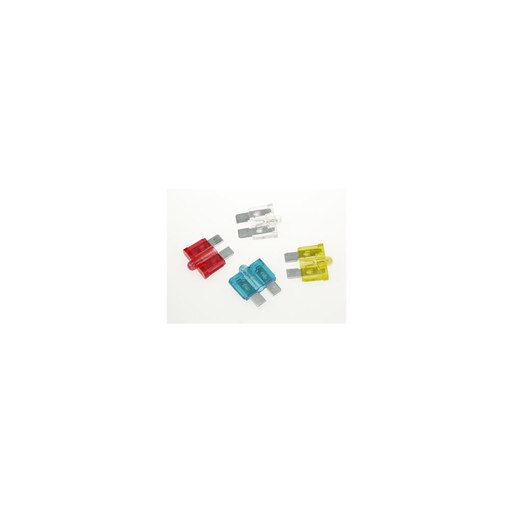 FUSIBLE AUTOMOBILE AVEC VOYANT LUMINEUX (15A - BLEU)