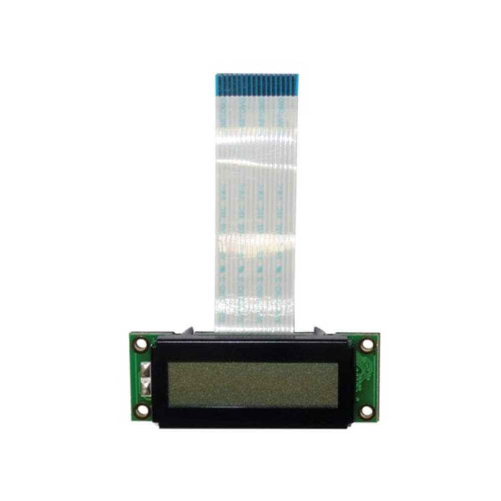 LCD 16 x 2 STN - TRANSFLECTIF, GRIS POSITIF, RÉTRO-ÉCLAIRAGE BLANC