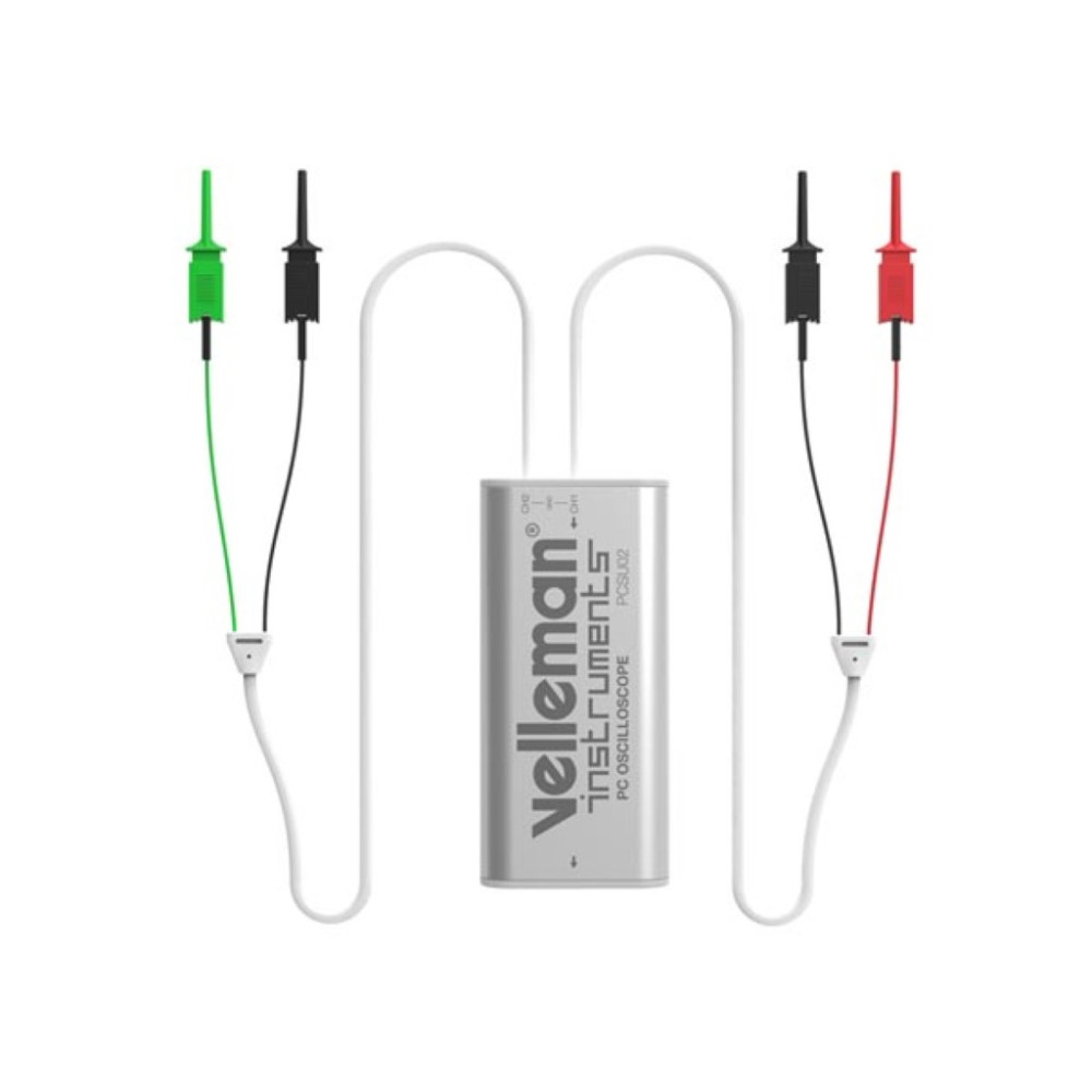 Mini oscilloscope à 2 canaux pour pc avec connexion usb