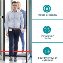 Capteur photoélectrique avec réflecteur, 10 m