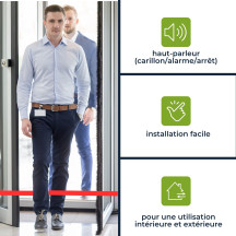 Mini système de sécurité infrarouge - 7 m