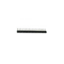 BARRETTE FEMELLE POUR CI, SIMPLE RANGEE A 20 CONTACTS, PAS 2.54mm
