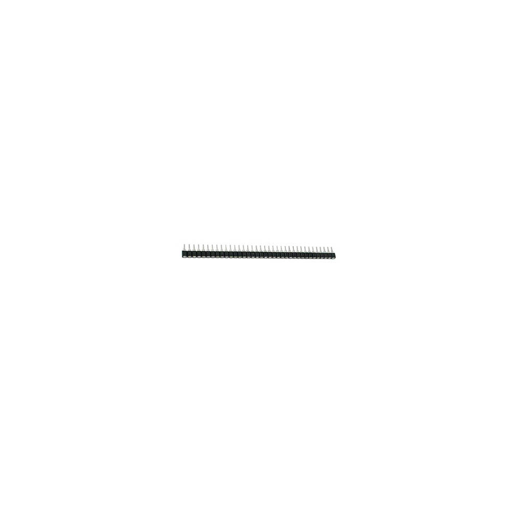 BARRETTE FEMELLE POUR CI, SIMPLE RANGEE A 36 CONTACTS, PAS 2.54mm
