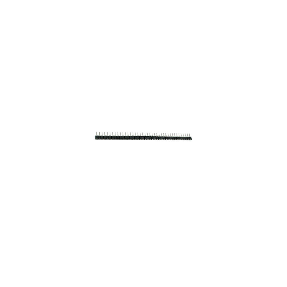 BARRETTE FEMELLE POUR CI, SIMPLE RANGEE A 40 CONTACTS, PAS 2.54mm