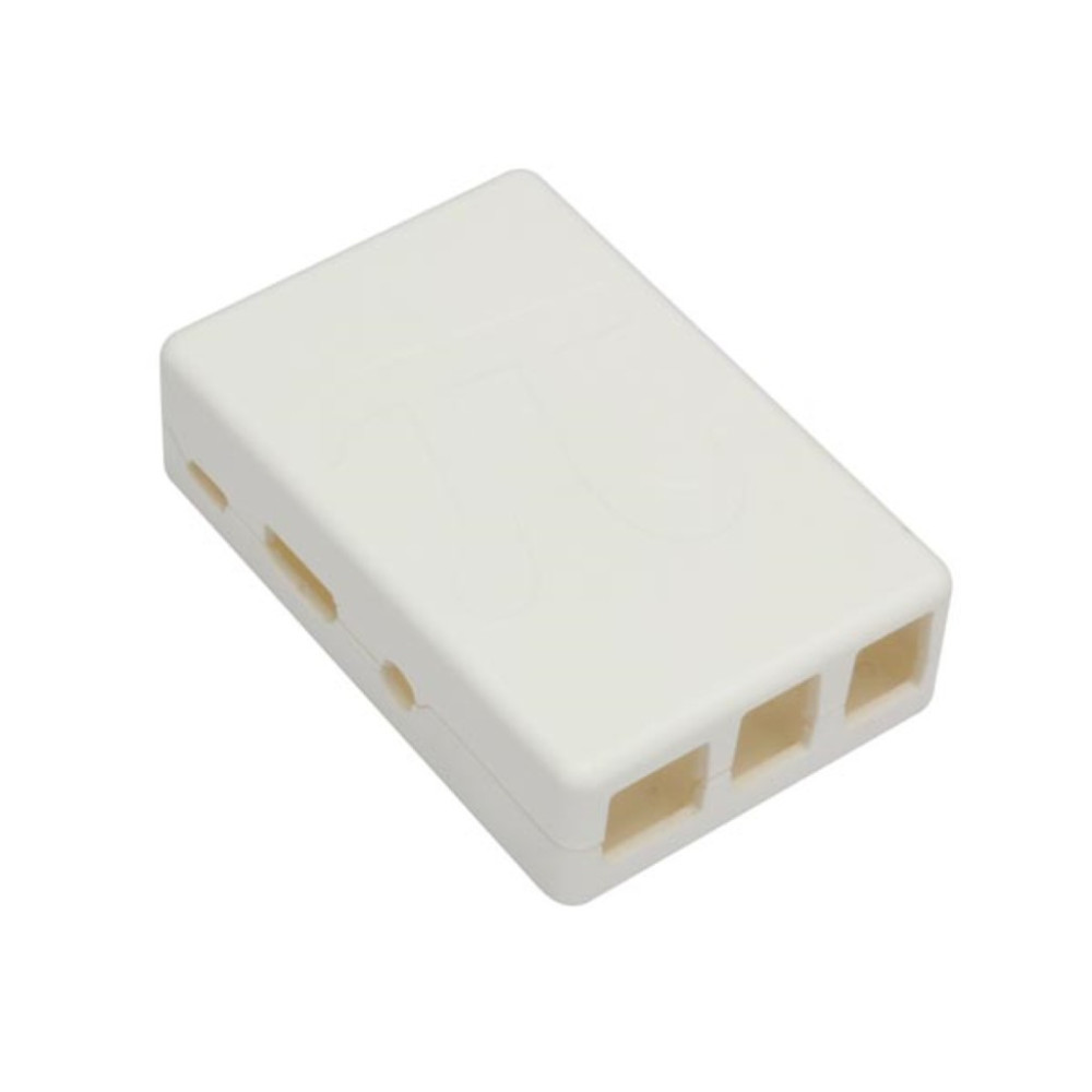 BOÎTIER POUR RASPBERRY PI B - BLANC - POUR RASPBERRY PIB+, 2B et 3B