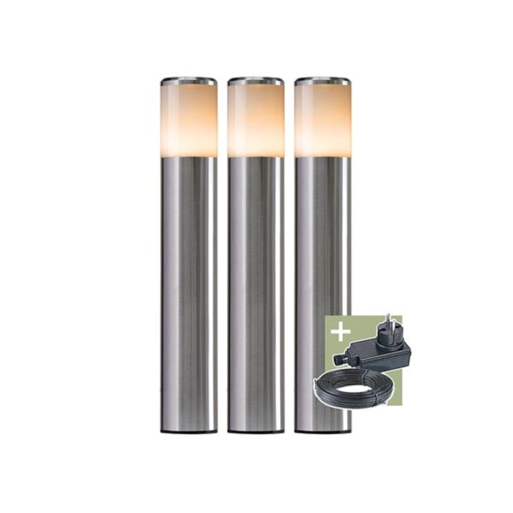 Ludeco - Sten - stand light - set (3 pcs) - 12 V - 90 lm - 1 W - blanc chaud