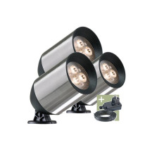 Ludeco - Fenor - spot - set (3 pcs) - 12 V - 150 lm - 1.5 W - blanc chaud