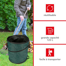 Sac de jardin Pop-Up, 123 L