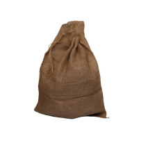 Sac de jardin en jute, 175 L, lot de 3 pièces