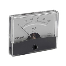 Amperemetre Analogique De Tableau 100mA CC / 60 x 47mm