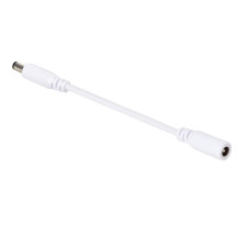 RALLONGE AVEC CONNECTEUR D'ALIMENTATION CC (MÂLE-FEMELLE) - 2 m - BLANC