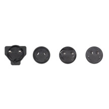 CHARGEUR COMPACT AVEC CONNEXION USB - 5 VCC - 2.5 A max. - 15 W max. - TYPE C - AVEC 4 FICHES DE VOYAGE