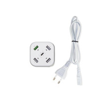 Station USB SMART avec 3 x USB + 1 x USB Fast Charge QC 3.0 + 1 x sorties Type-C - max. 9,6 A - max. 48 W - blanc