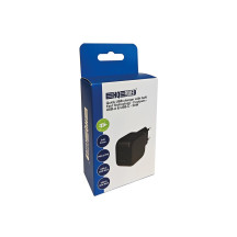 Chargeur USB rapide avec GaN Fast Technology - 2 sorties - USB-A & USB-C - 30W