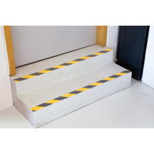 Bande antidérapante 5cm x 5m - Noir/Jaune