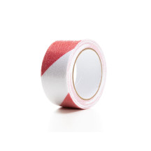Bande antidérapante 5cm x 5m - Rouge/blanc