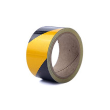 Bande réfléchissante 5cm x 10m - Noir/Jaune