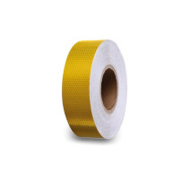 Adhésif réfléchissant en nid d'abeille 5cm x 5m - Jaune