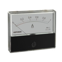 Amperemetre Analogique De Tableau 1A CC / 70 x 60mm