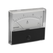 Amperemetre Analogique De Tableau 15A CC / 70 x 60mm