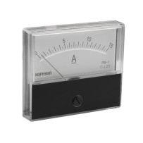 Amperemetre Analogique De Tableau 15A CC / 70 x 60mm