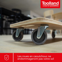 TRANSPORTEUR DE MEUBLES - 56 x 30 cm - CHARGE MAX. 150 kg