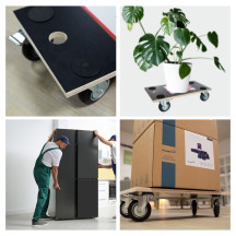 TRANSPORTEUR DE MEUBLES - 575 x 300 mm - CHARGE MAX. 400 kg