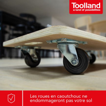 TRANSPORTEUR DE MEUBLES - 650 x 400 mm - CHARGE MAX. 400 kg
