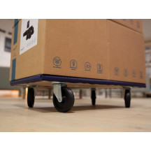 SUPPORT ROULANT POUR MEUBLES - RECTANGULAIRE - 650 x 400 mm - CHARGE MAX. 400 kg