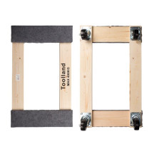 SUPPORT ROULANT POUR MEUBLES - RECTANGULAIRE - 760 x 460 mm - CHARGE MAX. 400 kg