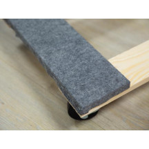 SUPPORT ROULANT POUR MEUBLES - RECTANGULAIRE - 760 x 460 mm - CHARGE MAX. 400 kg