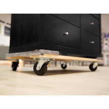 SUPPORT ROULANT POUR MEUBLES - RECTANGULAIRE - 760 x 460 mm - CHARGE MAX. 400 kg