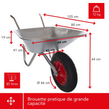 Brouette - 85 L