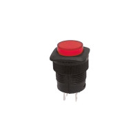 BOUTON-POUSSOIR OFF-(ON) AVEC LED ROUGE