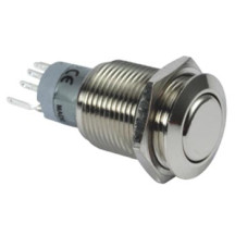 INTERRUPTEUR ROND MÉTALLIQUE SPDT 1NO 1NC