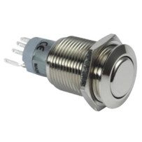 INTERRUPTEUR ROND MÉTALLIQUE SPDT 1NO 1NC