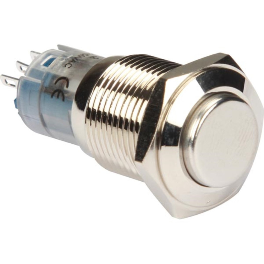 INTERRUPTEUR ROND MÉTALLIQUE HAUT SPDT 1NO 1NC