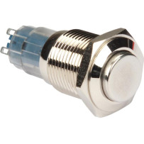 INTERRUPTEUR ROND MÉTALLIQUE HAUT DPDT 2NO 2NC