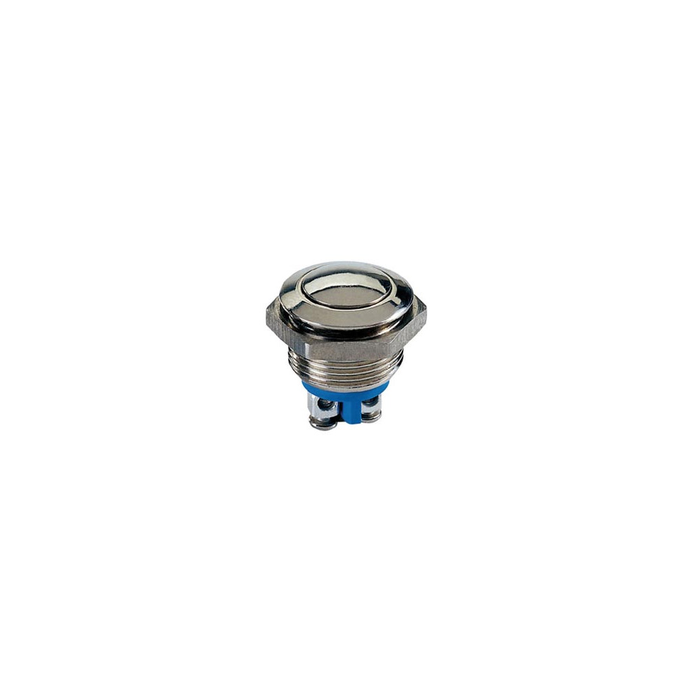 BOUTON-POUSSOIR ROND EN ACIER INOXYDABLE SPST 1NO