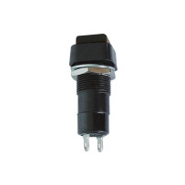 R18-23 BOUTON-POUSSOIR ON-(OFF) NOIR  3A/125V