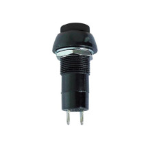 R18-25A BOUTON-POUSSOIR OFF-ON NOIR 1A/125V