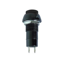 R18-25A BOUTON-POUSSOIR OFF-ON NOIR 1A/125V