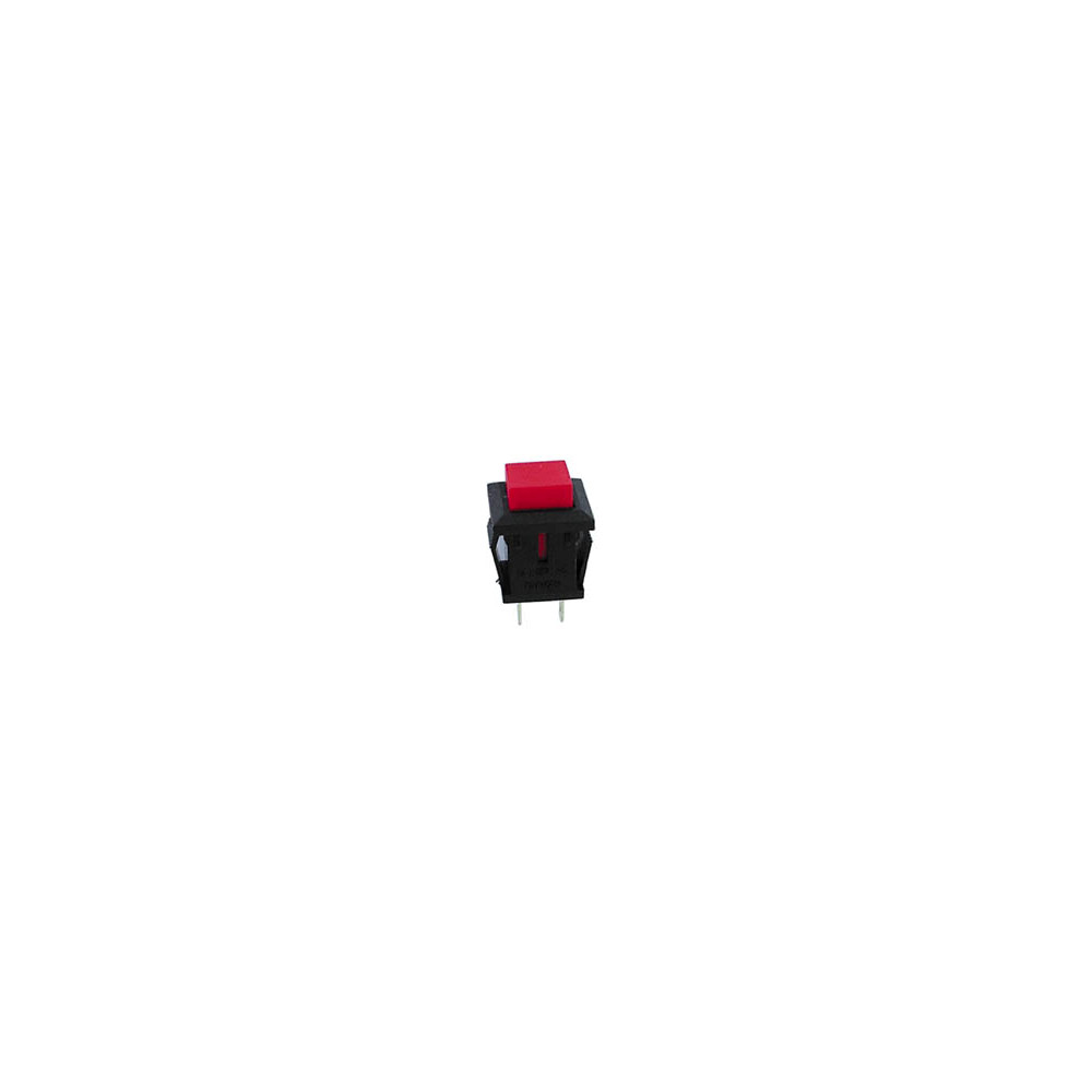 Interrupteur à bouton-poussoir OFF-(ON) rouge