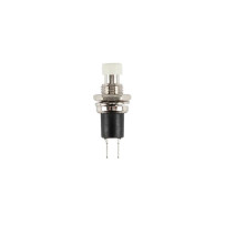 BOUTON-POUSSOIR OFF-(ON) BLANC